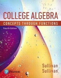 Abbildung von: College Algebra - Pearson