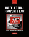 Cover: Intellectual Property Law - Oxford University Press
