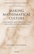 Cover: Making Mathematical Culture - Oxford University Press