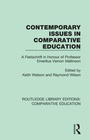 Cover: Contemporary Issues in Comparative Education - Routledge