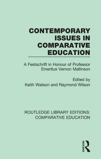 Enlarge image Cover: Contemporary Issues in Comparative Education - Routledge