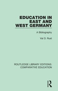 Cover: Education in East and West Germany - Routledge