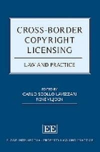 Enlarge image Cover: Cross-Border Copyright Licensing - Edward Elgar Publishing