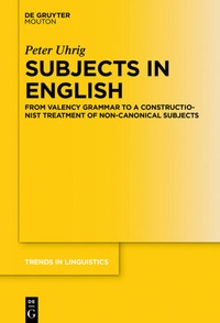 Abbildung von: Subjects in English - De Gruyter Mouton