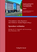 Cover: Sprachen verbinden - Kovac, Dr. Verlag
