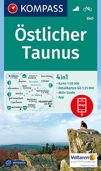 Abbildung von: KOMPASS Wanderkarte Östlicher Taunus - KOMPASS-Karten