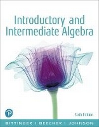 Enlarge image Cover: Introductory and Intermediate Algebra - Pearson