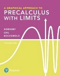 Abbildung von: Graphical Approach to Precalculus with Limits, A - Pearson