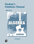 Cover: Student Solutions Manual for Intermediate Algebra - Pearson