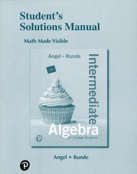 Enlarge image Cover: Student Solutions Manual for Intermediate Algebra for College Students - Pearson