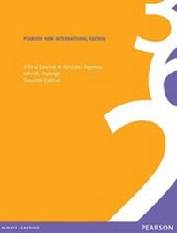 Enlarge image Cover: First Course in Abstract Algebra, A - Pearson