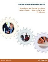 Enlarge image Cover: Negotiation and Dispute Resolution: Pearson New International Edition - Pearson Education Limited