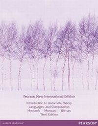 Enlarge image Cover: Introduction to Automata Theory, Languages, and Computation - Pearson
