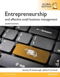 Cover: Entrepreneurship and Effective Small Business Management, Global Edition - Pearson