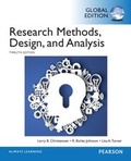 Cover: Research Methods, Design, and Analysis eBook PDF, Global Edition - Pearson
