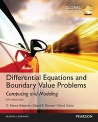 Enlarge image Cover: Differential Equations and Boundary Value Problems: Computing and Modeling, Global Edition - Pearson