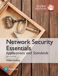 Abbildung von: Network Security Essentials: Applications and Standards, Global Edition - Pearson Education Limited