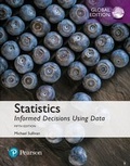 Cover: Statistics: Informed Decisions Using Data, Global Edition - Pearson