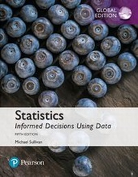 Enlarge image Cover: Statistics: Informed Decisions Using Data, Global Edition - Pearson