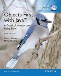 Enlarge image Cover: Objects First with Java: A Practical Introduction Using BlueJ, Global Edition - Pearson