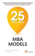 Cover: 25 Need-to-Know MBA Models - Pearson HigherEducation