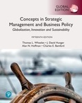 Cover: Concepts in Strategic Management and Business Policy: Globalization, Innovation and Sustainability,eBook, Global Edition - Pearson Higher Education;Pearson