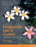 Cover: Employment Law in Context 4th edition e-book - Longman
