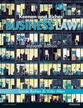 Cover: Keenan and Riches' Business Law - Pearson