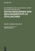 Cover: Nebengesetze, 3 - De Gruyter