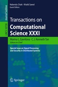 Cover: Transactions on Computational Science XXXI - Springer