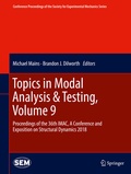 Cover: Topics in Modal Analysis & Testing, Volume 9 - Springer