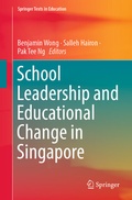 Cover: School Leadership and Educational Change in Singapore - Springer