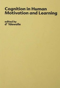 Enlarge image Cover: Cognition in Human Motivation and Learning - Lawrence Erlbaum Associates Inc