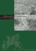 Cover: Mitteilungen des Deutschen Arch&auml;ologischen Instituts, Athenische Abteilung - Mann, Gebr.