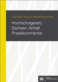Cover: Hochschulgesetz Sachsen-Anhalt Praxiskommentar - Berliner Wissenschafts-Verlag