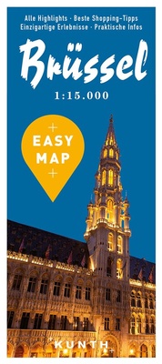Abbildung von: KUNTH EASY MAP Brüssel 1:15.000 - Kunth Verlag