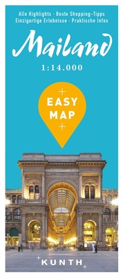 Abbildung von: KUNTH EASY MAP Mailand 1:14.000 - Kunth Verlag