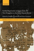 Cover: Scribal Repertoires in Egypt from the New Kingdom to the Early Islamic Period - OUP eBook