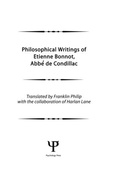 Cover: Philosophical Works of Etienne Bonnot, Abbe De Condillac - Lawrence Erlbaum Associates Inc