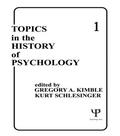 Bild: Topics in the History of Psychology - Lawrence Erlbaum Associates Inc