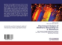 Abbildung von: Discriminant Analysis of Shodhana (Processing) on B. Montanum - LAP Lambert Academic Publishing
