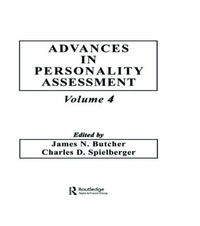 Enlarge image Cover: Advances in Personality Assessment - Lawrence Erlbaum Associates Inc