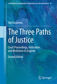 Abbildung von: The Three Paths of Justice - Springer
