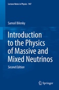 Bild: Introduction to the Physics of Massive and Mixed Neutrinos - Springer
