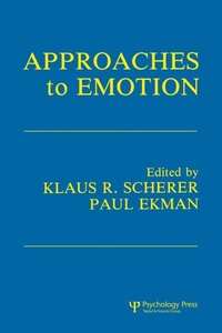 Enlarge image Cover: Approaches To Emotion - Lawrence Erlbaum Associates Inc