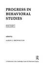 Cover: Progress in Behavioral Studies - Lawrence Erlbaum Associates Inc