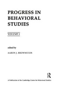 Bild: Progress in Behavioral Studies - Lawrence Erlbaum Associates Inc