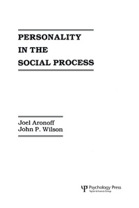 Enlarge image Cover: Personality in the Social Process - Lawrence Erlbaum Associates Inc