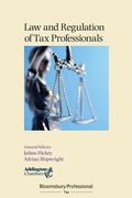 Cover: Law and Regulation of Tax Professionals - Bloomsbury Professional