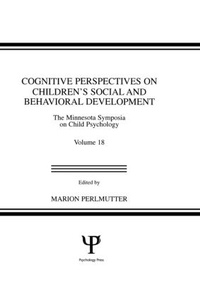 Enlarge image Cover: Cognitive Perspectives on Children's Social and Behavioral Development - Lawrence Erlbaum Associates Inc